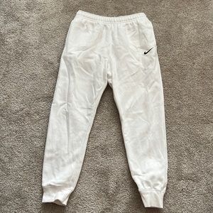 White Nike Sweatpants